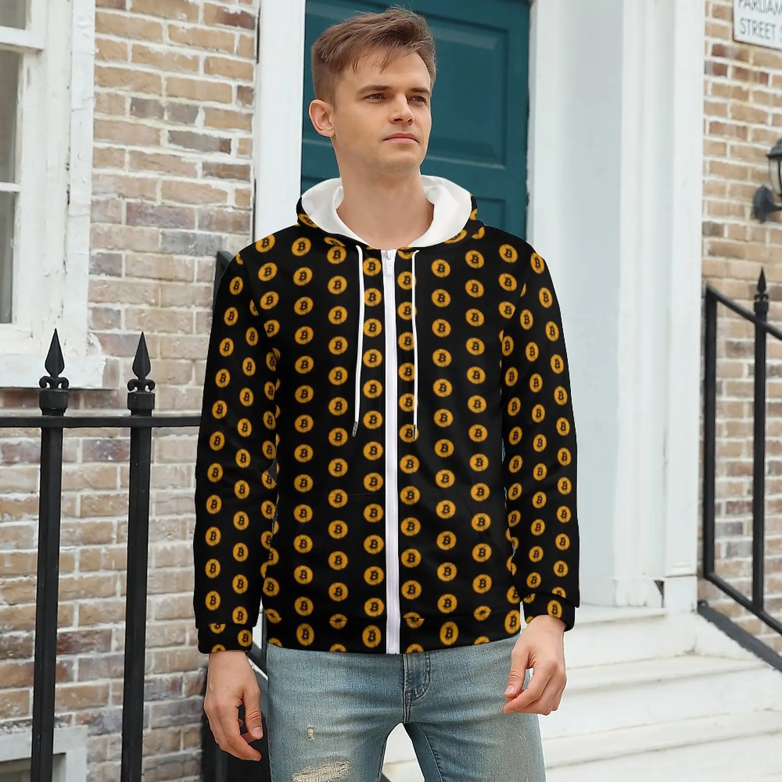 Bitcoin Print Hoodies Digital Currency Money Warm Polyester Hoodie Streetwear Zip Up Hoodie For Men Plus Size XXXL
Bitcoin Print Hoodies Digital Currency Money Warm Polyester Hoodie Streetwear Zip Up Hoodie For Men Plus Size XXXL