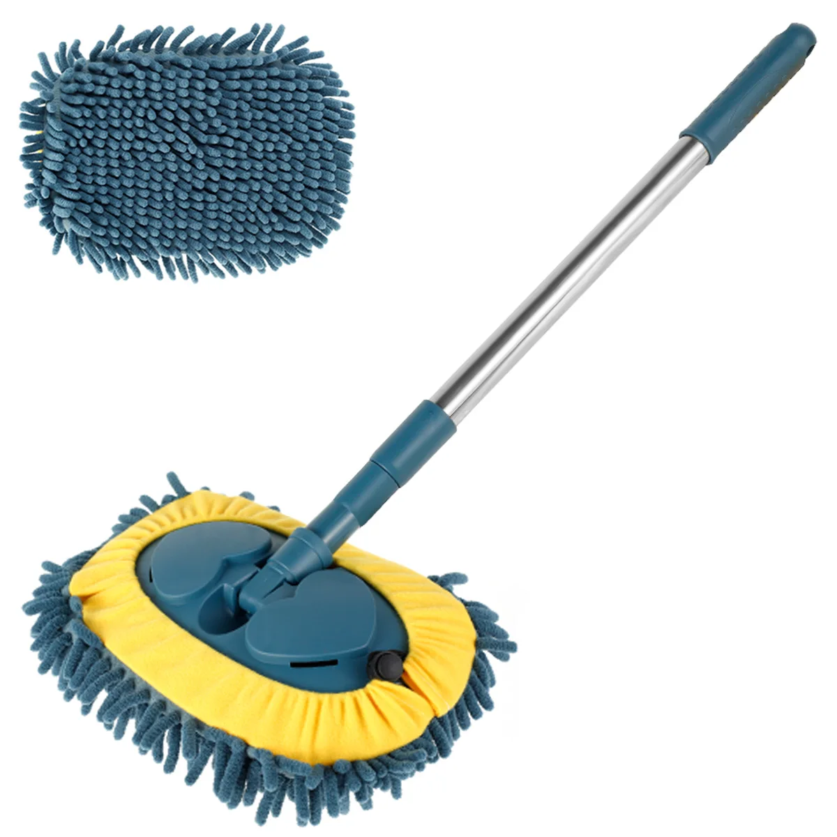 Car Wash Mop Kit for Car with 180°Swivel Head Telescopic Car Wash Cleaning Brush Strong Water Absorption Microfiber Car Tool
Car Wash Mop Kit for Car with 180°Swivel Head Telescopic Car Wash Cleaning Brush Strong Water Absorption Microfiber Car Tool