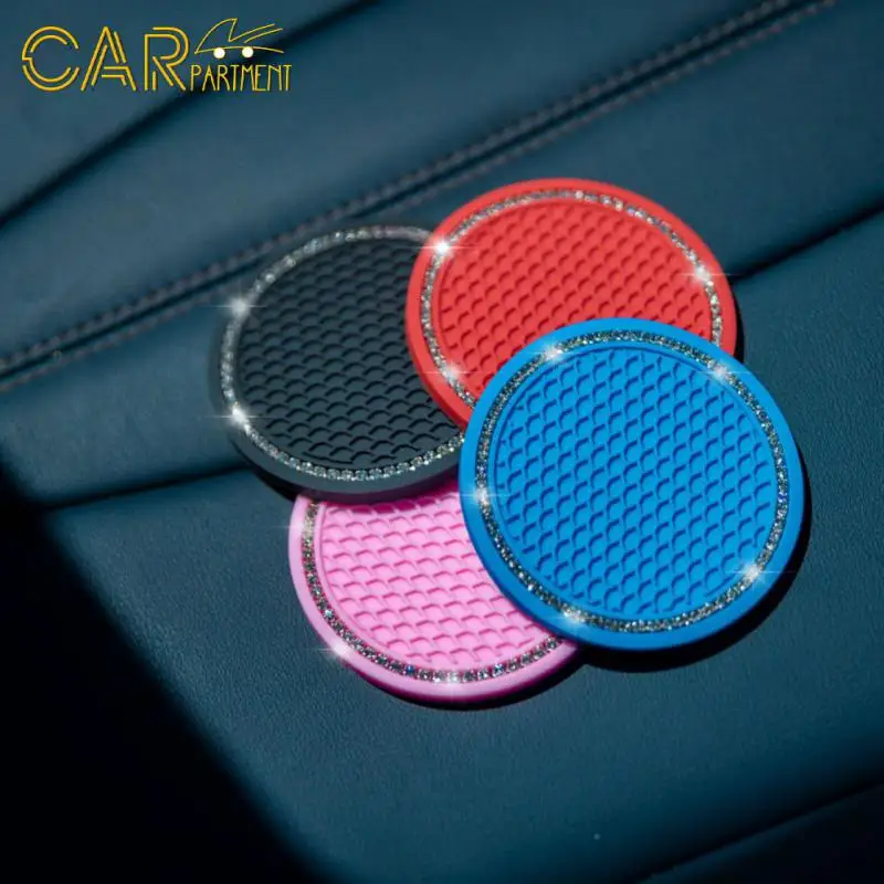 Creative Multifunctional Round Insulated Soft Rubber Car Coaster With Diamonds Car Cup Coasters Pad Mat With Diamonds Non-slip
Creative Multifunctional Round Insulated Soft Rubber Car Coaster With Diamonds Car Cup Coasters Pad Mat With Diamonds Non-slip