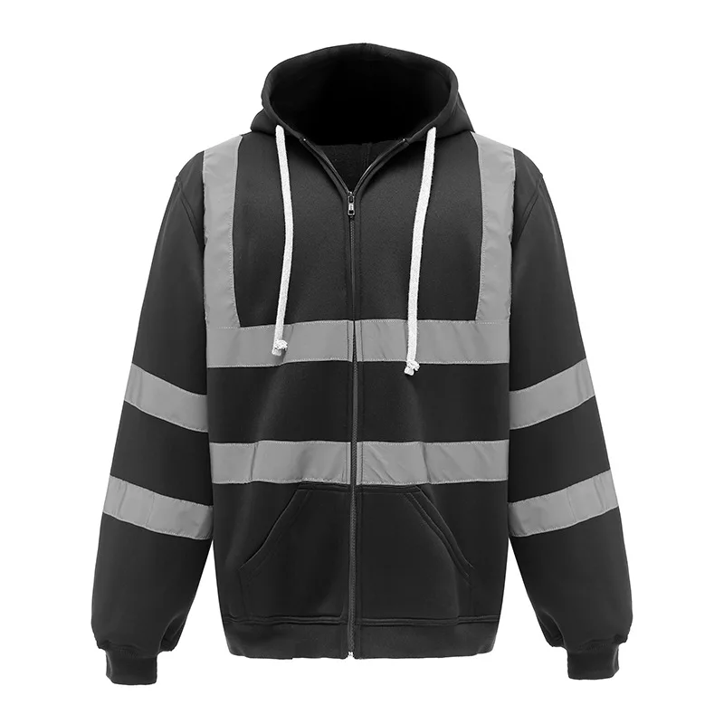 Motorcycle Reflective Safety Clothing Reflective Hooded Zipper Sweatshirt Autumn and Winter Fleece Warm Motorcycle Clothing
Motorcycle Reflective Safety Clothing Reflective Hooded Zipper Sweatshirt Autumn and Winter Fleece Warm Motorcycle Clothing