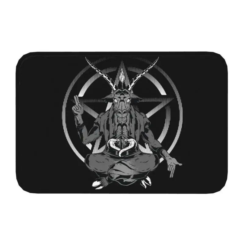 Custom Satanic Goat Doormat Mat Anti-Slip Baphomet Satan Bathroom Kitchen Living Room Rug Carpet 40*60cm 
Custom Satanic Goat Doormat Mat Anti-Slip Baphomet Satan Bathroom Kitchen Living Room Rug Carpet 40*60cm