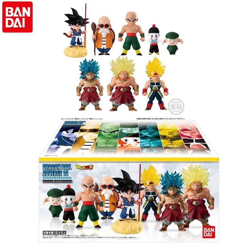 Bandai DBZ Adverge 14 Son Goku Kakarotto Burdock Broli Kame Sennin Anime Action Figure Toy Brinquedos for Child Gift
Bandai DBZ Adverge 14 Son Goku Kakarotto Burdock Broli Kame Sennin Anime Action Figure Toy Brinquedos for Child Gift