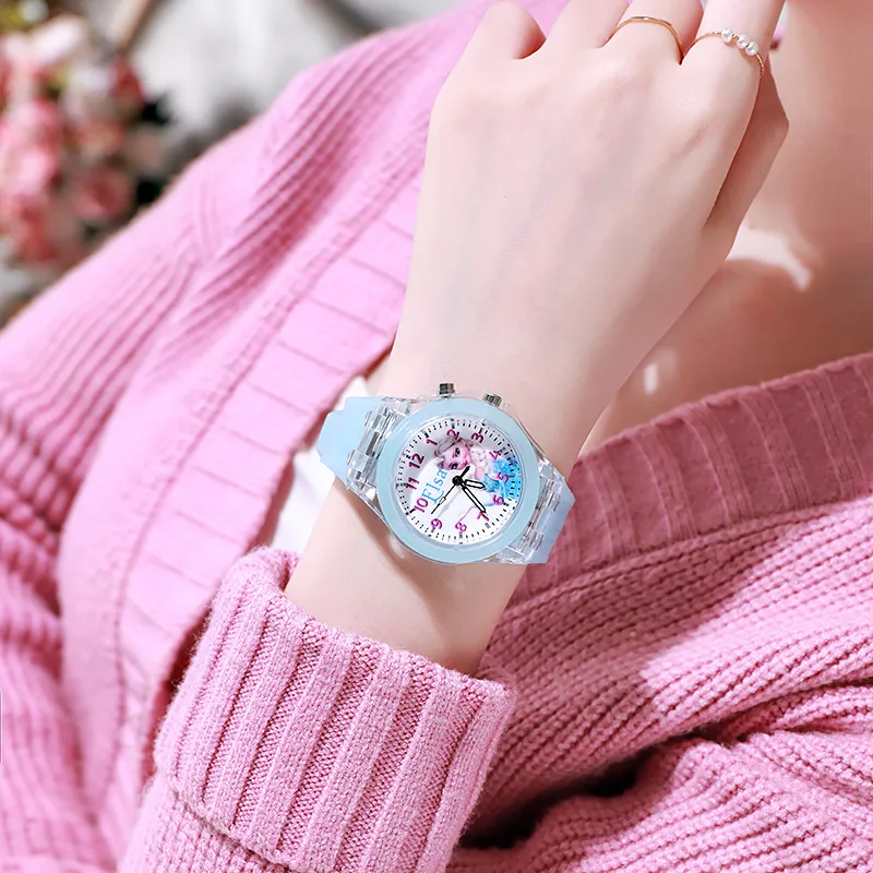 10pcs Pink Cartoon Princess Cat Children's Watch Quartz Colorful Lights Kids Adult Clock Wrist birthday Party Gifts Can be Mixed
10pcs Pink Cartoon Princess Cat Children's Watch Quartz Colorful Lights Kids Adult Clock Wrist birthday Party Gifts Can be Mixed