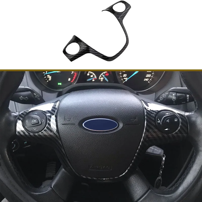 Автомобильный Стайлинг, отделка рулевого колеса, наклейка, декоративный чехол для KUGA 2013-2015 для Ford Focus 3 MK3 2012-2014 
Автомобильный Стайлинг, отделка рулевого колеса, наклейка, декоративный чехол для KUGA 2013-2015 для Ford Focus 3 MK3 2012-2014