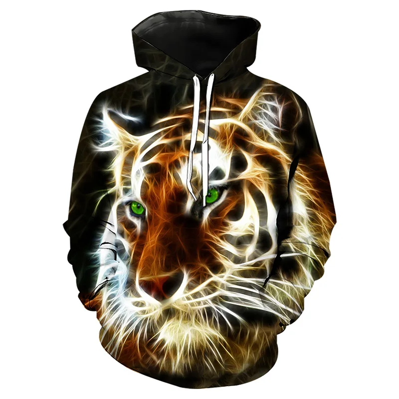 Tiger Head Animal Hoodie Spring and Autumn Yuansu Pullover Fashion 3D Printing Fashion Cool Sports Hoodies 
Tiger Head Animal Hoodie Spring and Autumn Yuansu Pullover Fashion 3D Printing Fashion Cool Sports Hoodies