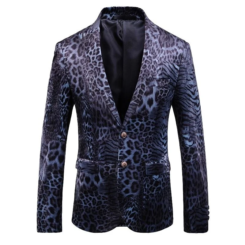 Men's Suits & Blazers Autumn Luxury Leopard Print Blazer Masculino Slim Fit Men Hombre Plus Size 5xl Stage Cloth For Dj Singer
Men's Suits & Blazers Autumn Luxury Leopard Print Blazer Masculino Slim Fit Men Hombre Plus Size 5xl Stage Cloth For Dj Singer