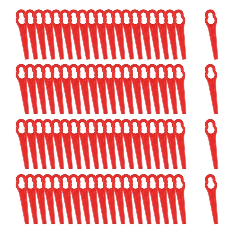 80 Pcs 8.3CM Plastic Grass Trimmer Blade Replacement Blades Lawn Mower Blades For Einhell Lawn Mower
80 Pcs 8.3CM Plastic Grass Trimmer Blade Replacement Blades Lawn Mower Blades For Einhell Lawn Mower