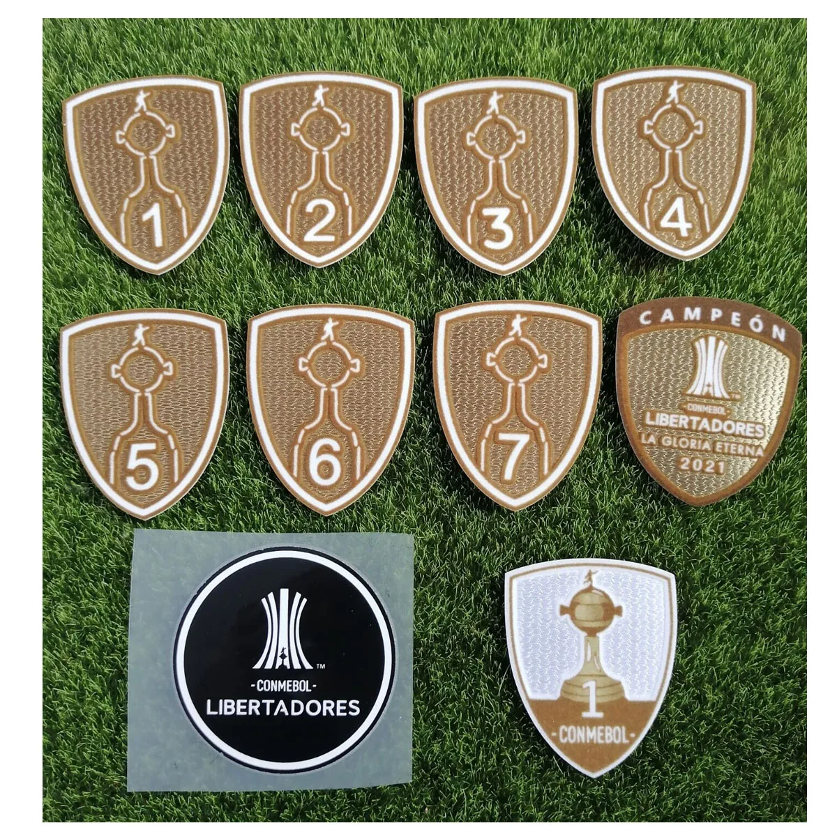 2022 COPA LIBERTADORES PATCH SET CONMEBOL LIBERTADORES TROPHY 1 2 3 4 6 7 SOCCER Badge
2022 COPA LIBERTADORES PATCH SET CONMEBOL LIBERTADORES TROPHY 1 2 3 4 6 7 SOCCER Badge
