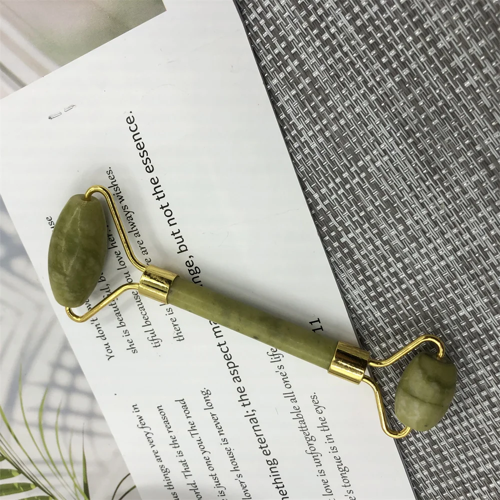1Pc Natural Jade Roller Gouache Scraper For Face Roller Guasha Facial Massager Eye Sleeping Mask Anti Wrinkle Beauty
1Pc Natural Jade Roller Gouache Scraper For Face Roller Guasha Facial Massager Eye Sleeping Mask Anti Wrinkle Beauty
