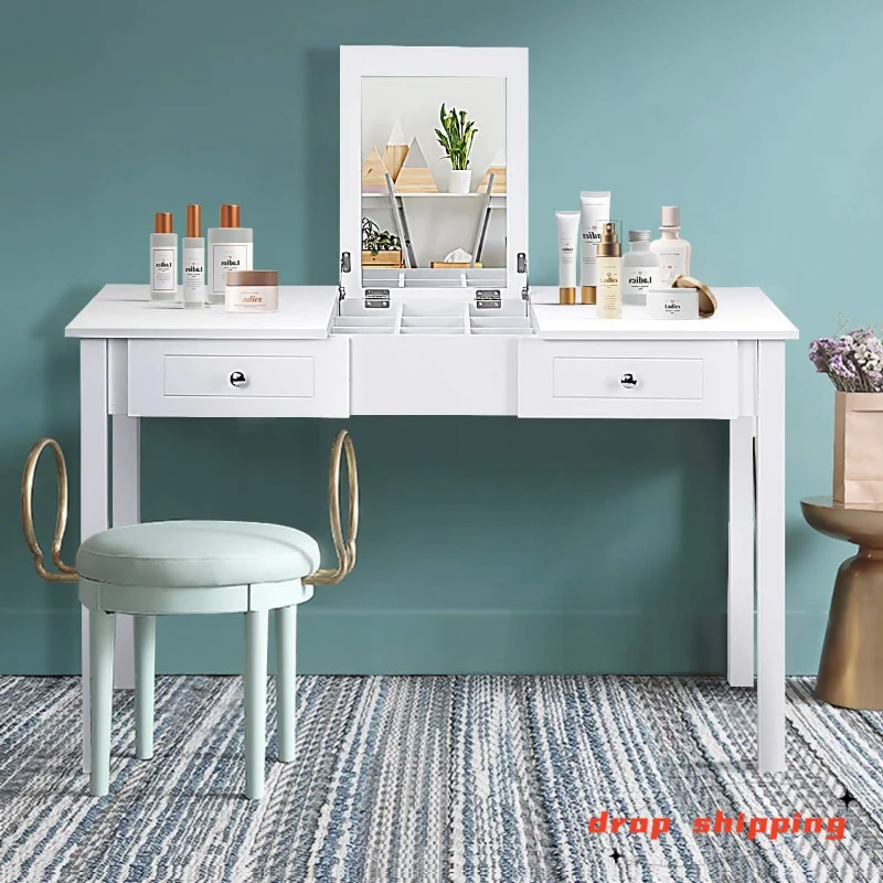 Nightcore Vanity Flip Top, Makeup Dressing Table Set with Square Mirror, 1, White
Nightcore Vanity Flip Top, Makeup Dressing Table Set with Square Mirror, 1, White
