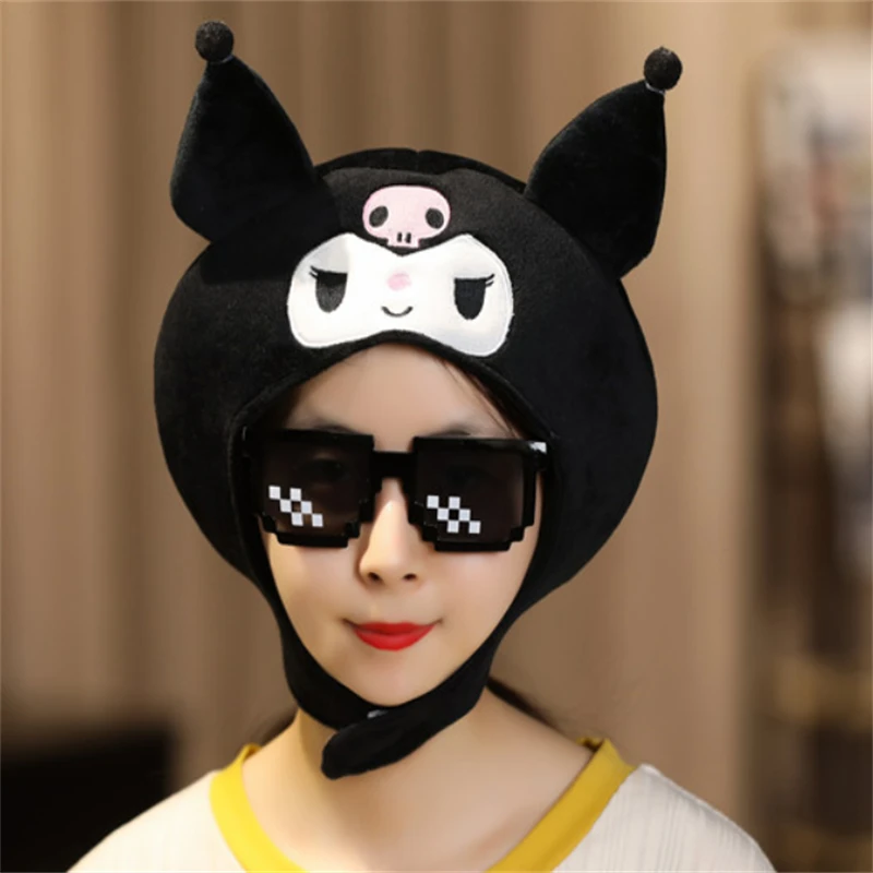 Kawaii Sanrio Kuromi плюшевая головная повязка аниме Милая Черная теплая шапка с бантом зимняя теплая головка для девочек подарок на день рождения Р...
Kawaii Sanrio Kuromi плюшевая головная повязка аниме Милая Черная теплая шапка с бантом зимняя теплая головка для девочек подарок на день рождения Р...