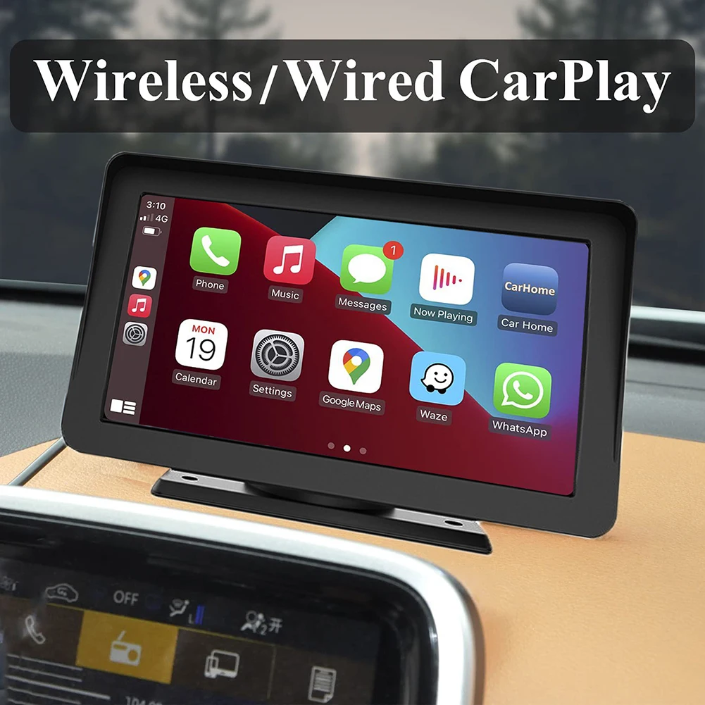 Car Monitor Portable Wireless CarPlay Navigation for All Cars Screen 7inch Universal Touch Control Display Androidauto Siri
Car Monitor Portable Wireless CarPlay Navigation for All Cars Screen 7inch Universal Touch Control Display Androidauto Siri