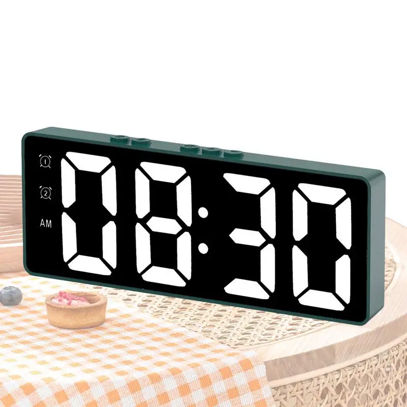 Electric Clock Sturdy Mirror Desktop Alarm Clock With Temperature Small Electronic Desk Clock For Kitchen Office
Electric Clock Sturdy Mirror Desktop Alarm Clock With Temperature Small Electronic Desk Clock For Kitchen Office