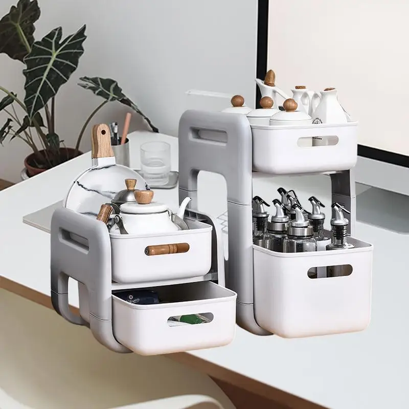 Kitchen Storage Rack with Drawers and S, Organize Your Kitchen with this Space-Saving Countertop, the Ultimate Storage Solution
Kitchen Storage Rack with Drawers and S, Organize Your Kitchen with this Space-Saving Countertop, the Ultimate Storage Solution