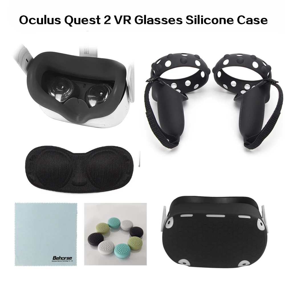 For Oculus Quest 2 Protective Silicone Case Oculus Quest 2 VR Glasses Silicone 6 Piece Protective Accessories
For Oculus Quest 2 Protective Silicone Case Oculus Quest 2 VR Glasses Silicone 6 Piece Protective Accessories