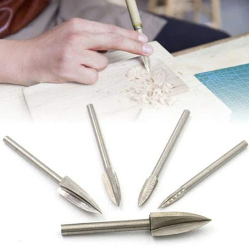 Tools Grinding Tools Angle Grinder Drill Bits Wood Carving Bits High Speed Steel Carving Bits 5-piece Electric Carving Knife
Tools Grinding Tools Angle Grinder Drill Bits Wood Carving Bits High Speed Steel Carving Bits 5-piece Electric Carving Knife