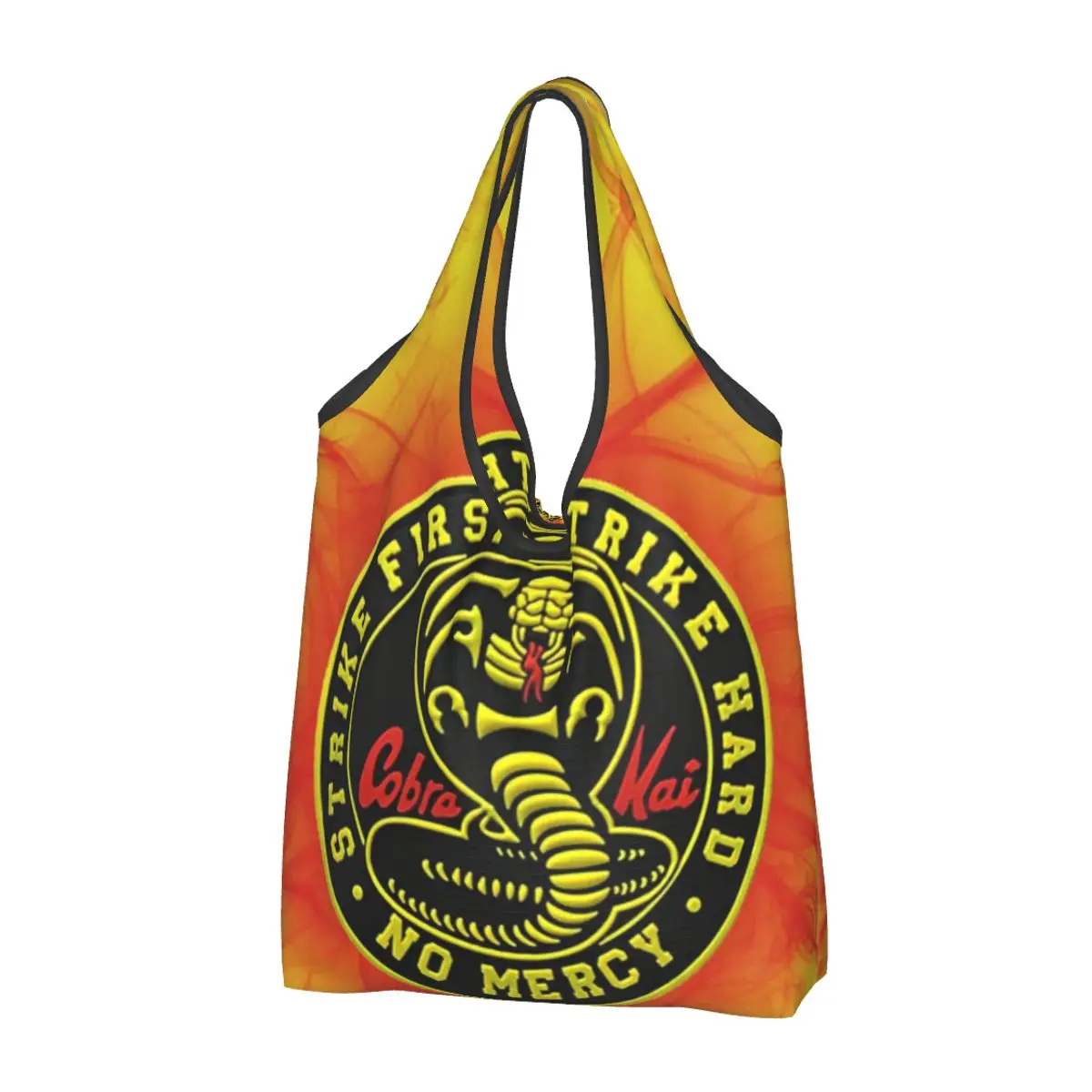 Хорошая идеальная сумка для покупок Recycling Cobra Kai, женская сумка-тоут, Портативная сумка для карате, японских кунг-фу продуктов, сумки для покупок
Хорошая идеальная сумка для покупок Recycling Cobra Kai, женская сумка-тоут, Портативная сумка для карате, японских кунг-фу продуктов, сумки для покупок