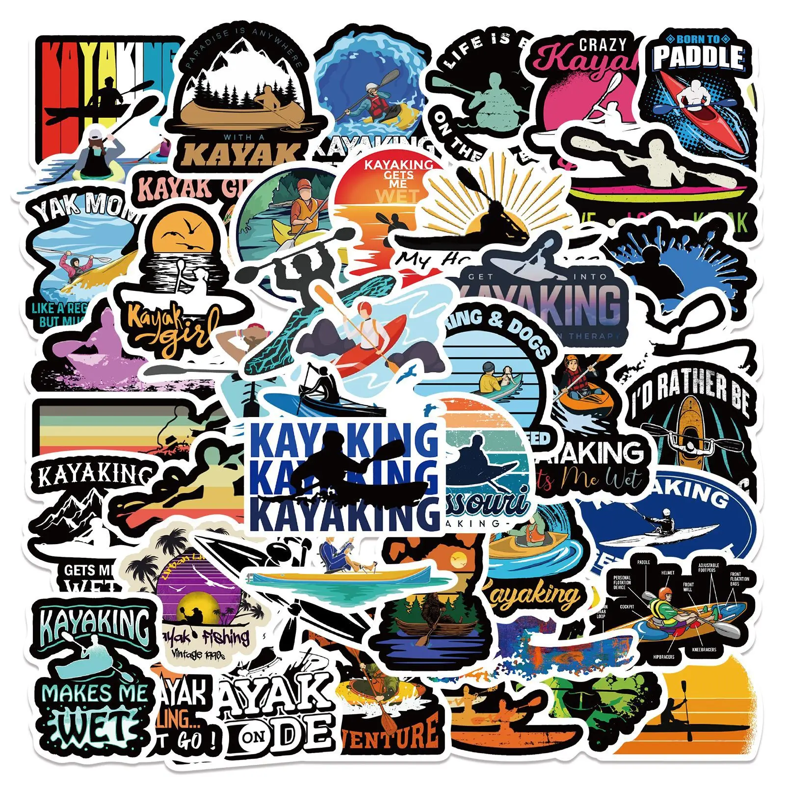 10/30/50pcs Cartoon Summer Kayak Sticker Cool Christmas Gift Creative Kids Toys Laptop Diy Helmet Phone Waterproof Decal Sticker
10/30/50pcs Cartoon Summer Kayak Sticker Cool Christmas Gift Creative Kids Toys Laptop Diy Helmet Phone Waterproof Decal Sticker