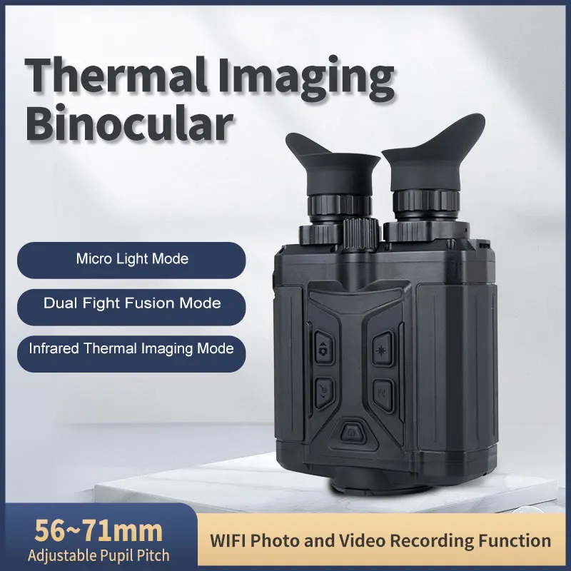 Thermal BinocularThermal Imaging Binocular, Handheld Digital Infrared Night Vision Telescope 35 mm Lens 32G TF Card for Hunting
Thermal BinocularThermal Imaging Binocular, Handheld Digital Infrared Night Vision Telescope 35 mm Lens 32G TF Card for Hunting