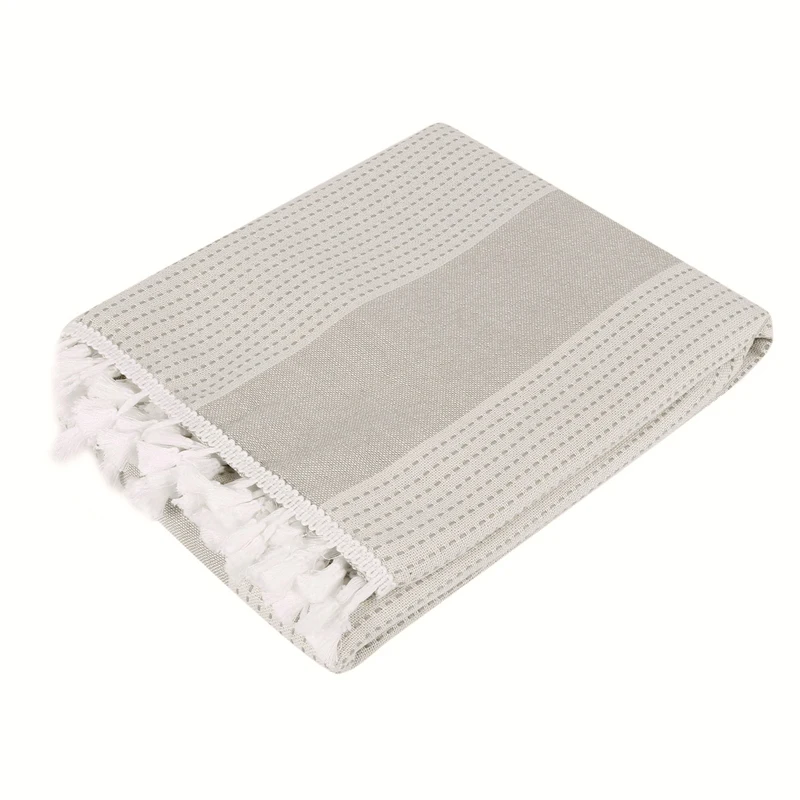 Stitching Tassel Tablecloth Striped Table Cloth Rectangle Cotton Linen Dust-Proof Table Cover for Kitchen Dining Gray
Stitching Tassel Tablecloth Striped Table Cloth Rectangle Cotton Linen Dust-Proof Table Cover for Kitchen Dining Gray