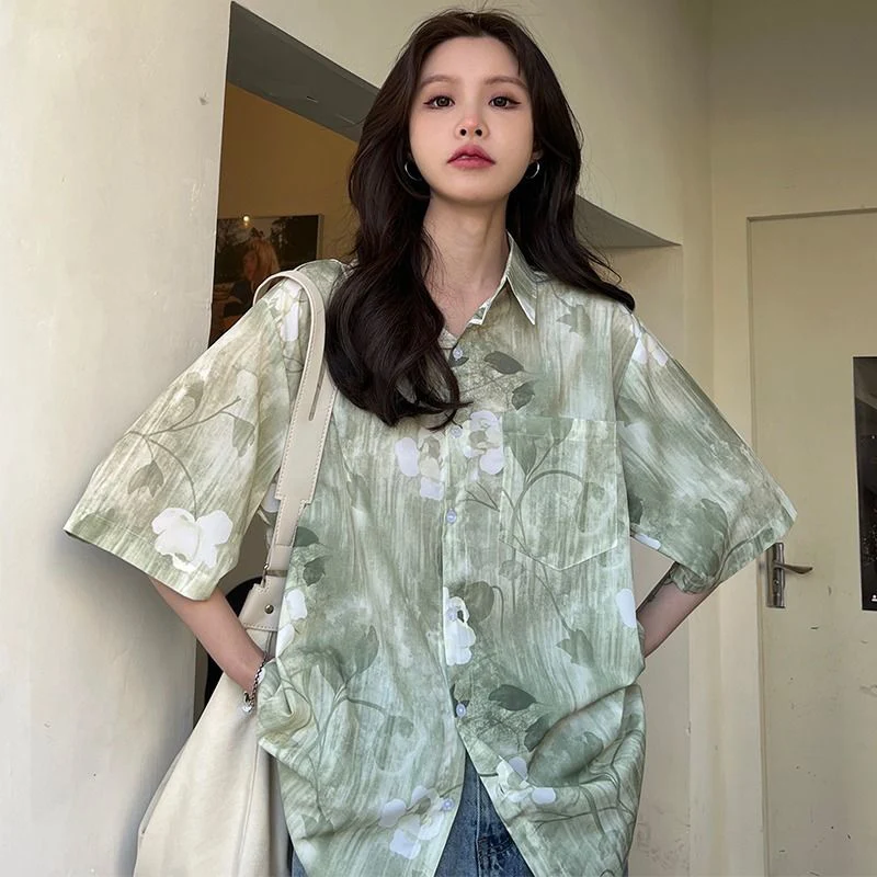 Rimocy Oversized Tie Dye Short Sleeve Shirt Women Summer Printed Vintage T Shirt Woman 2023 Loose Vacation Beach Blouse Female
Rimocy Oversized Tie Dye Short Sleeve Shirt Women Summer Printed Vintage T Shirt Woman 2023 Loose Vacation Beach Blouse Female