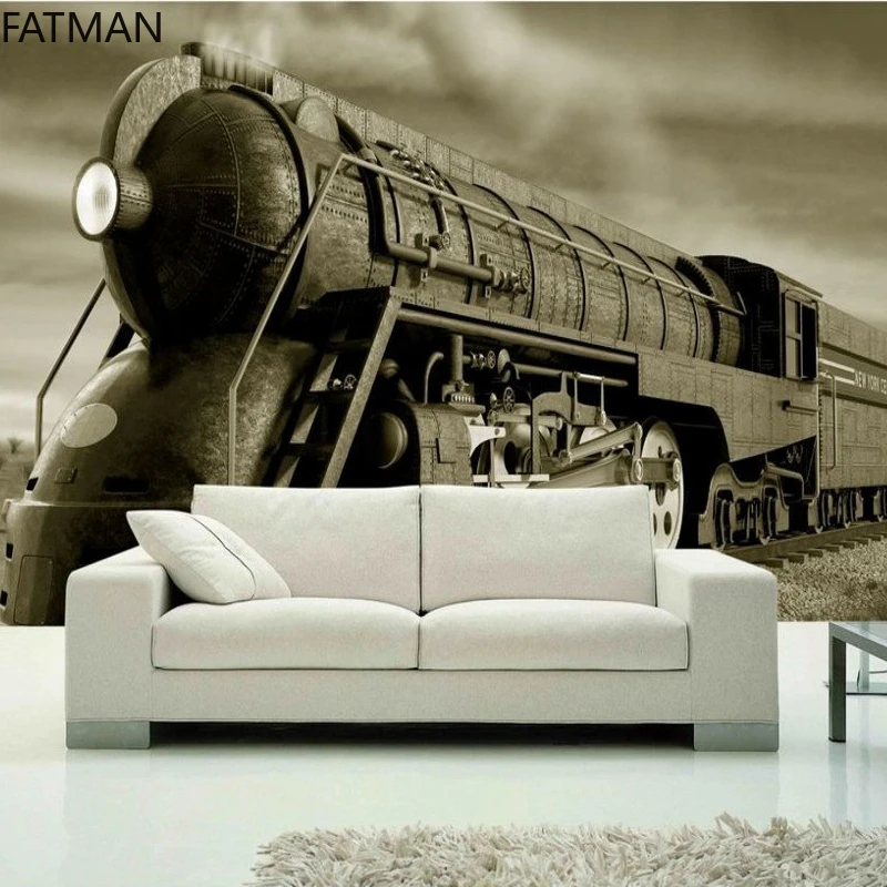FATMAN Custom Mural Steam Train Photograph TV Sofa Background Wall Painting Office 3d Wallpaper Home Decor Designs Dropship
FATMAN Custom Mural Steam Train Photograph TV Sofa Background Wall Painting Office 3d Wallpaper Home Decor Designs Dropship