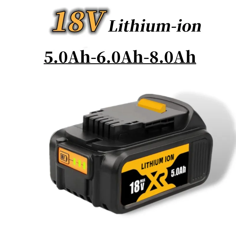 18V 5.0Ah 6.0Ah 8.0Ah Screwdriver Tool Lithium-ion DCB184 Battery (suitable for DCB181 DCB182 DCB200 and Other Series of Tools)
18V 5.0Ah 6.0Ah 8.0Ah Screwdriver Tool Lithium-ion DCB184 Battery (suitable for DCB181 DCB182 DCB200 and Other Series of Tools)
