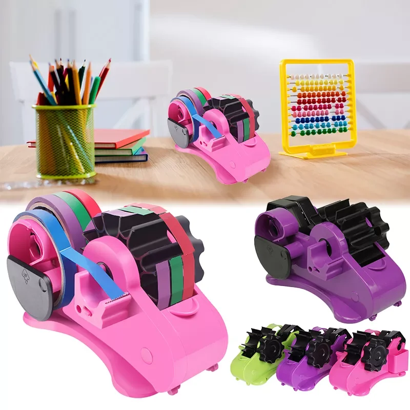 Tape Cutter Semi-Automatic Desktop Tape Dispenser With 35/46mm Fixed Length Tape Cutter for Home Office School Stationery
Tape Cutter Semi-Automatic Desktop Tape Dispenser With 35/46mm Fixed Length Tape Cutter for Home Office School Stationery