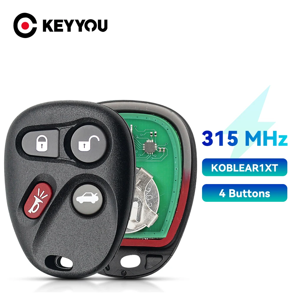 KEYYOU KOBLEAR1XT Keyless 315Mhz 3/4 Buttons Remote Key For Chevrolet Silverado Suburban S10 Tahoe Fit GMC Yukon Sierra
KEYYOU KOBLEAR1XT Keyless 315Mhz 3/4 Buttons Remote Key For Chevrolet Silverado Suburban S10 Tahoe Fit GMC Yukon Sierra
