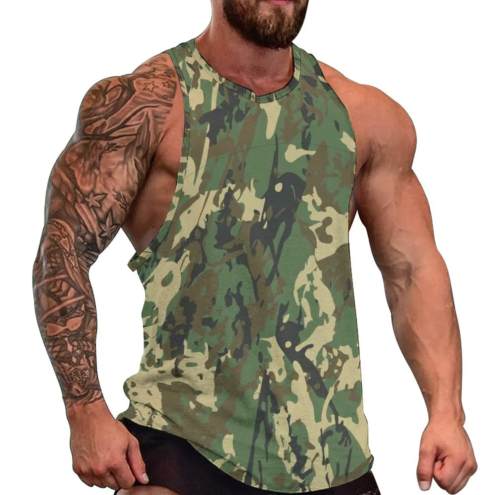 Cool Military Camo Tank Top Mens Camouflage Pattern Tops Daily Graphic Bodybuilding Cool Oversized Sleeveless Shirts
Cool Military Camo Tank Top Mens Camouflage Pattern Tops Daily Graphic Bodybuilding Cool Oversized Sleeveless Shirts