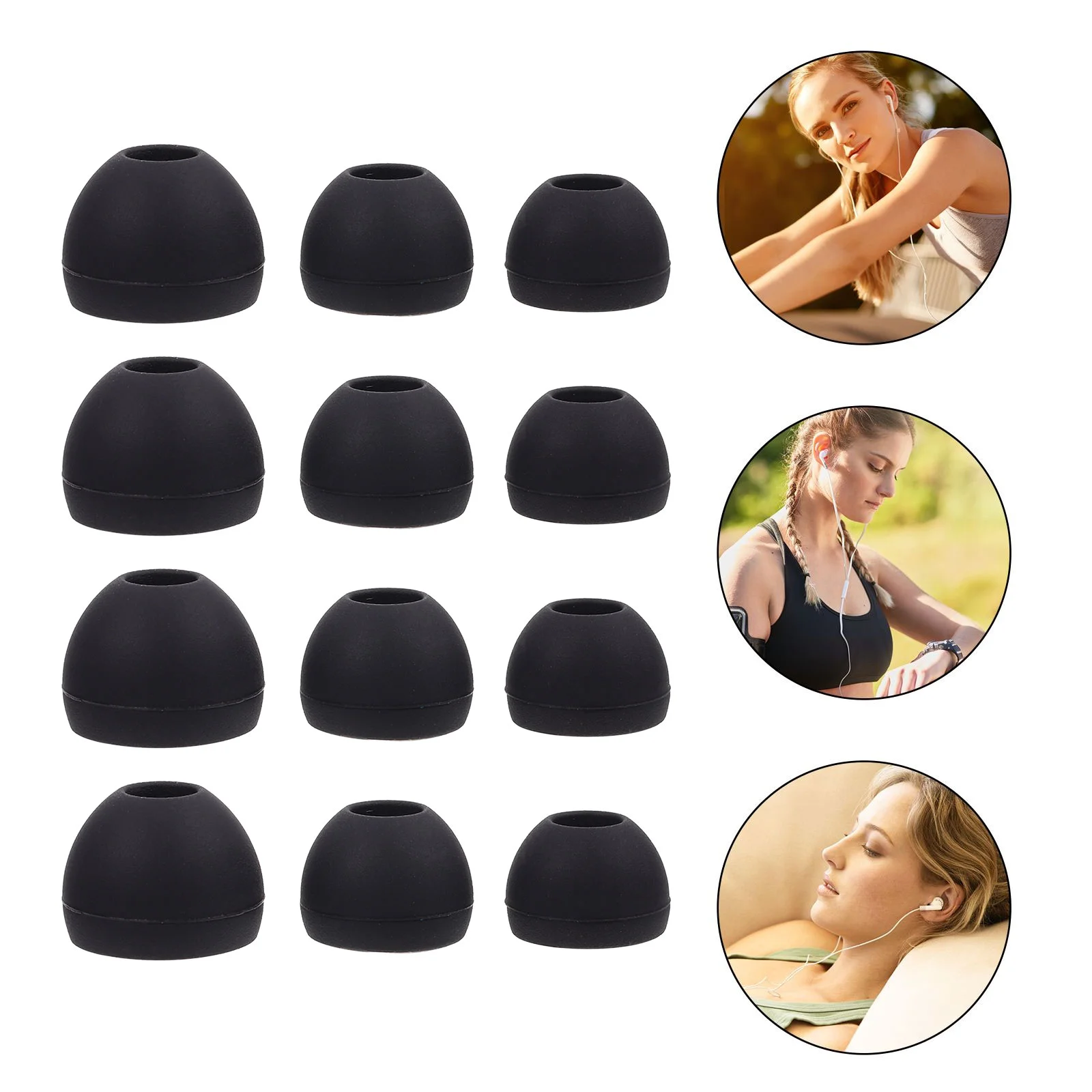 60Pcs Silicone Earcaps Silica Gel Earphone Covers Non-skid Earphone Caps
60Pcs Silicone Earcaps Silica Gel Earphone Covers Non-skid Earphone Caps