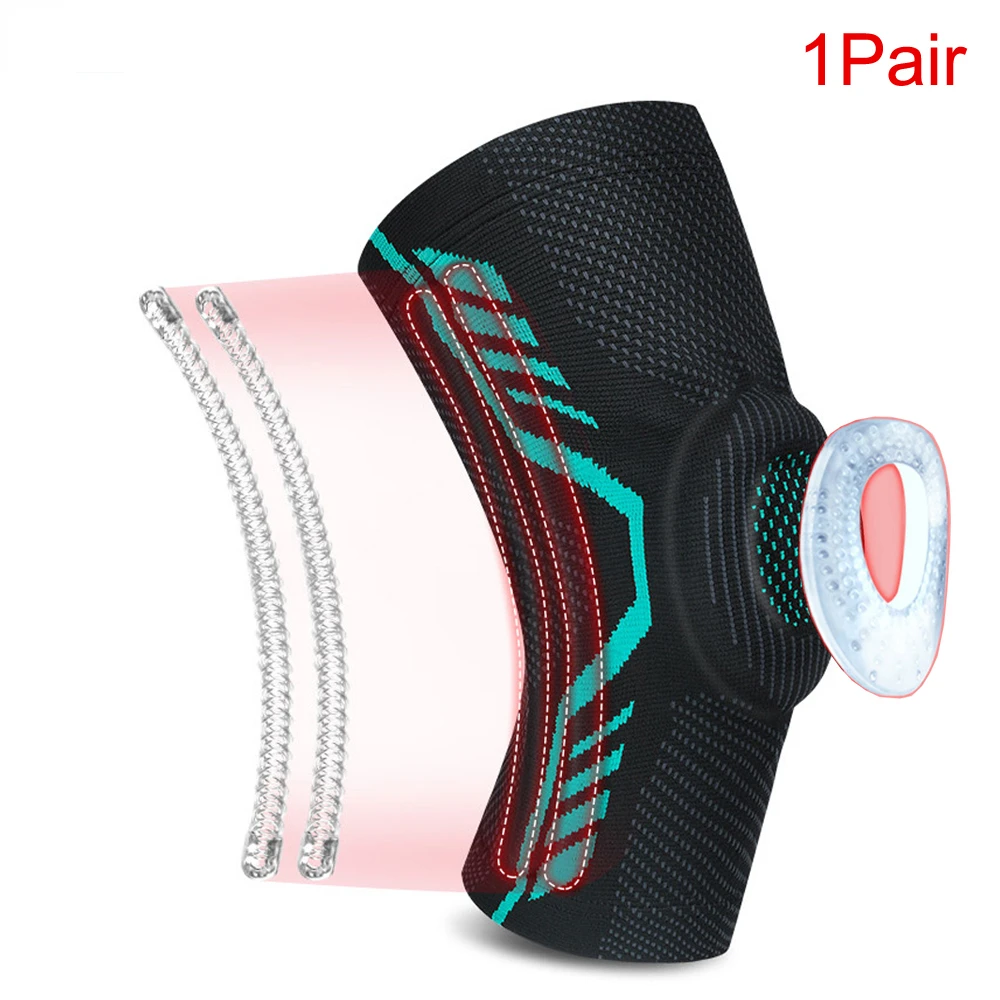 2Pcs=1Pair Compression Knee Support Brace with Patella Gel Pads and Side Stabilizers - for Arthritis Pain,Running,Sports
2Pcs=1Pair Compression Knee Support Brace with Patella Gel Pads and Side Stabilizers - for Arthritis Pain,Running,Sports