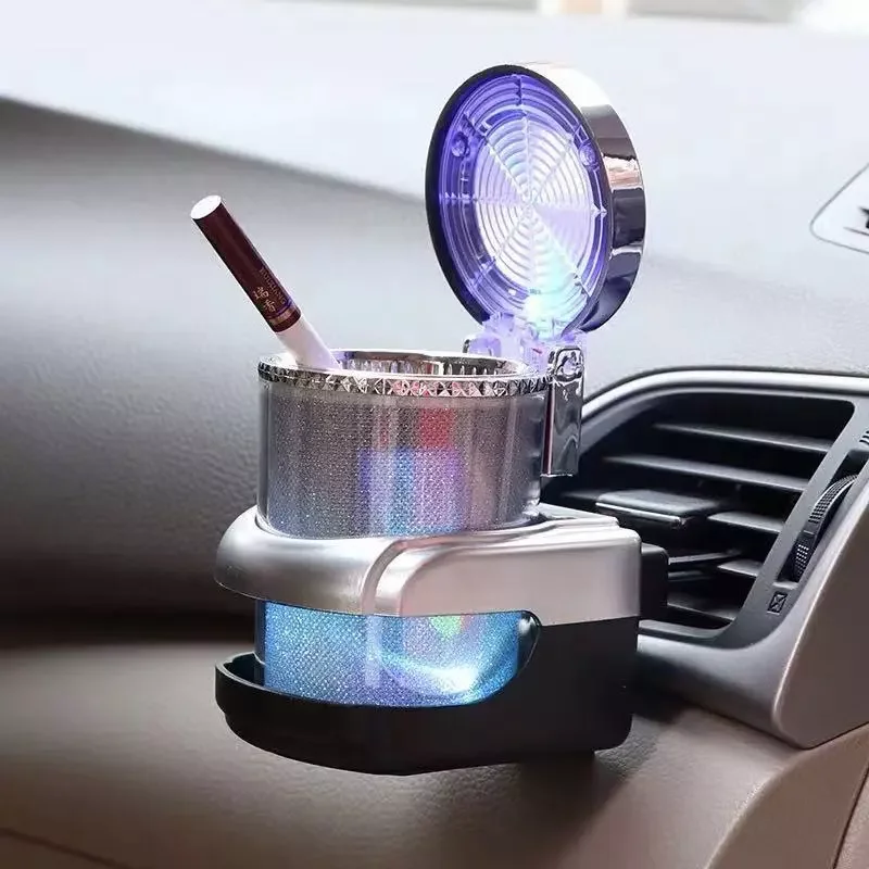Car LED Ashtray Home Cigarette Container Smoke Storage Cup Portable Cigar Ashtray Car Supplies Support Dropshipping
Car LED Ashtray Home Cigarette Container Smoke Storage Cup Portable Cigar Ashtray Car Supplies Support Dropshipping