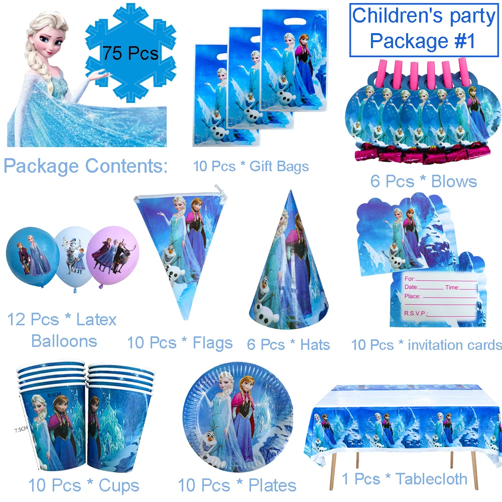 For 10 People Frozen Theme Disposable Tableware Set Elsa Anna Paper Cup Plate Tablecloth Baby Shower Birthday Party Supplies
For 10 People Frozen Theme Disposable Tableware Set Elsa Anna Paper Cup Plate Tablecloth Baby Shower Birthday Party Supplies