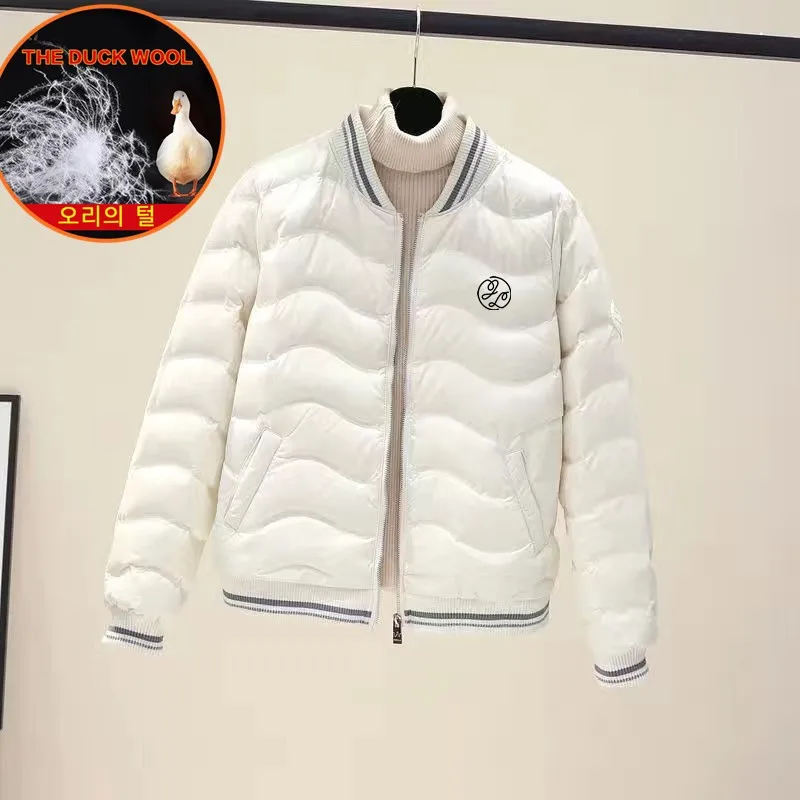 2023 Down jacket Women's Golf wear Korea fashion eiderdown tops Golf Coat Winter warm duck feather Ladies golf jacket clothing
2023 Down jacket Women's Golf wear Korea fashion eiderdown tops Golf Coat Winter warm duck feather Ladies golf jacket clothing