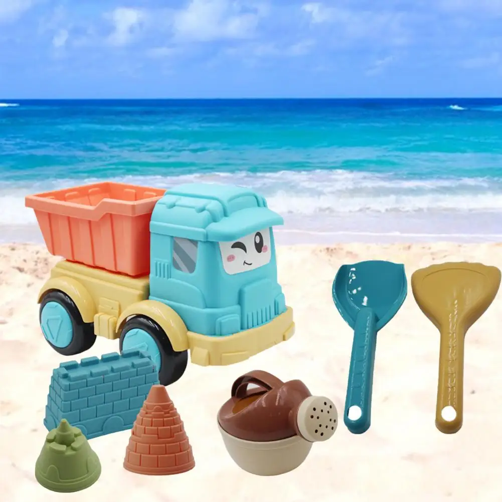 

7 шт./набор, детские пляжные игрушки-грузовики