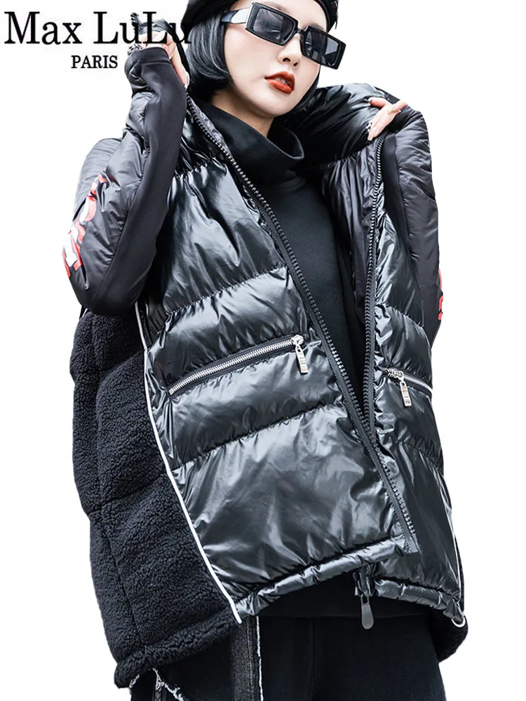 Max LuLu 2022 Winter Korean Punk Sleeveless Clothes Womens Fashion Printed Loose Padded Vest Ladies Vintage Warm Leisure Coats
Max LuLu 2022 Winter Korean Punk Sleeveless Clothes Womens Fashion Printed Loose Padded Vest Ladies Vintage Warm Leisure Coats