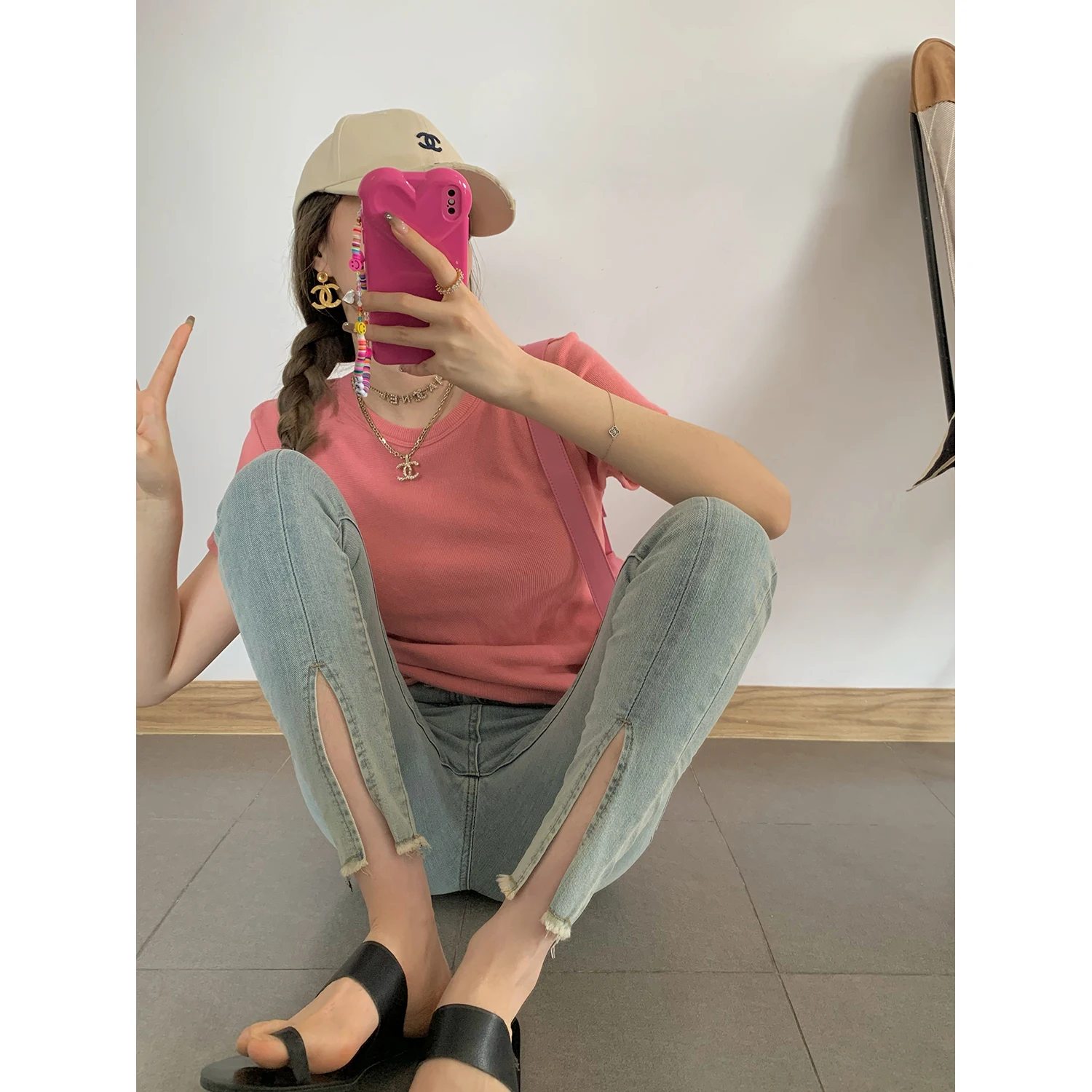 NEW Summer 2020 new loose with solid color super fire new trend women's clothing
NEW Summer 2020 new loose with solid color super fire new trend women's clothing