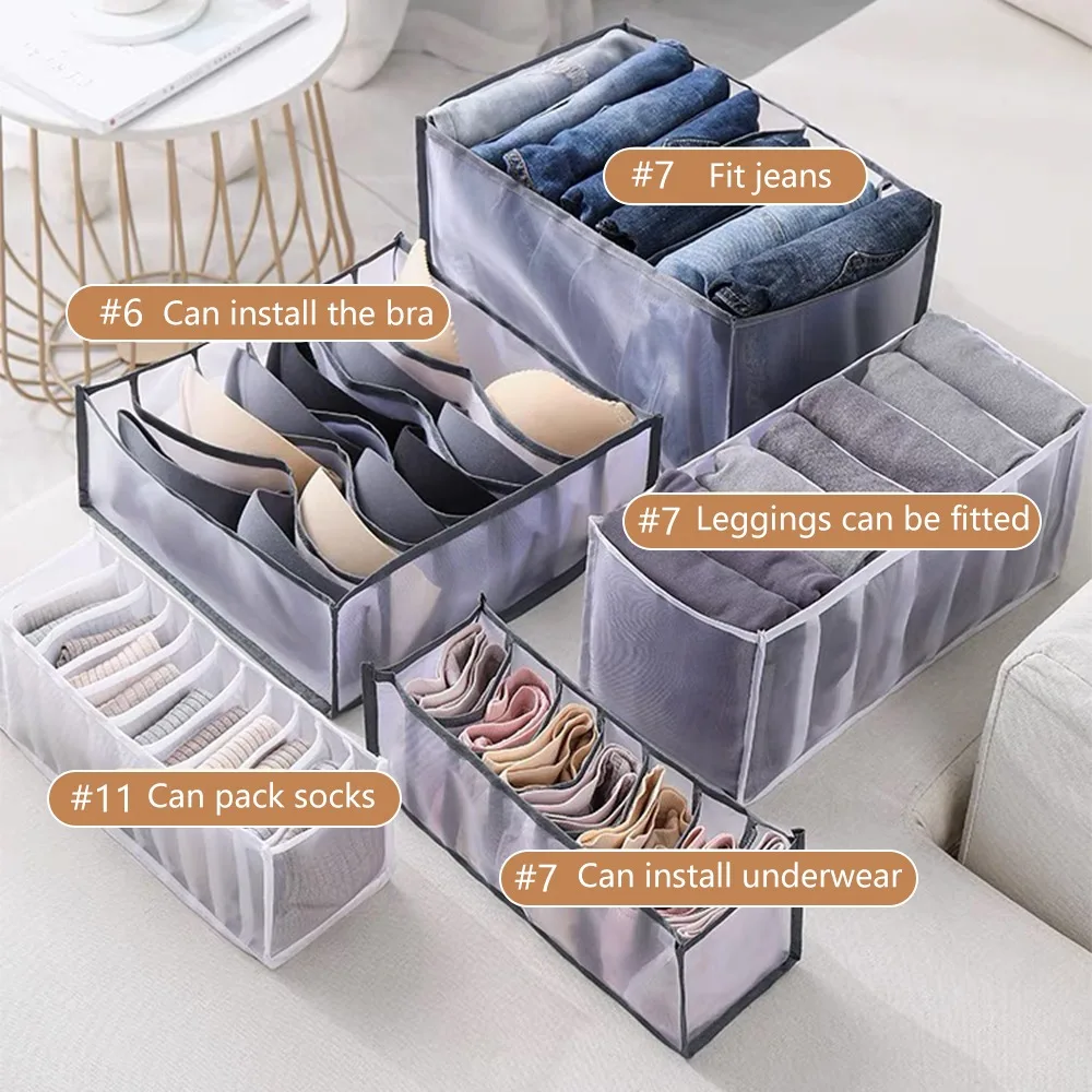 Jeans Organization Storage Box Closet Organizer For Underwear Clothing Organization System Socks Pants Drawer Organizers Cabinet
Jeans Organization Storage Box Closet Organizer For Underwear Clothing Organization System Socks Pants Drawer Organizers Cabinet