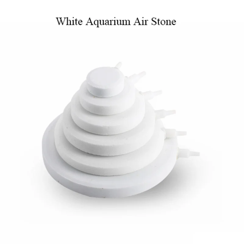 

White 4cm Fish Tank Aquarium Air Stone Oxygen Aerator Increasing Air Bubble Pond Pump Hydroponic Oxygen Supply Stone