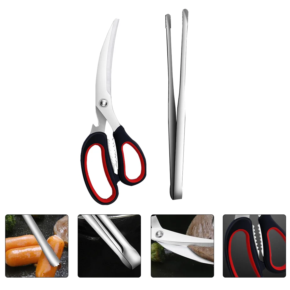 Kitchen Shears for Bone Grilling Scissor Barbecue Clip Korean Accessories Barbecue Meat Scissor Poultry Shears 
Kitchen Shears for Bone Grilling Scissor Barbecue Clip Korean Accessories Barbecue Meat Scissor Poultry Shears