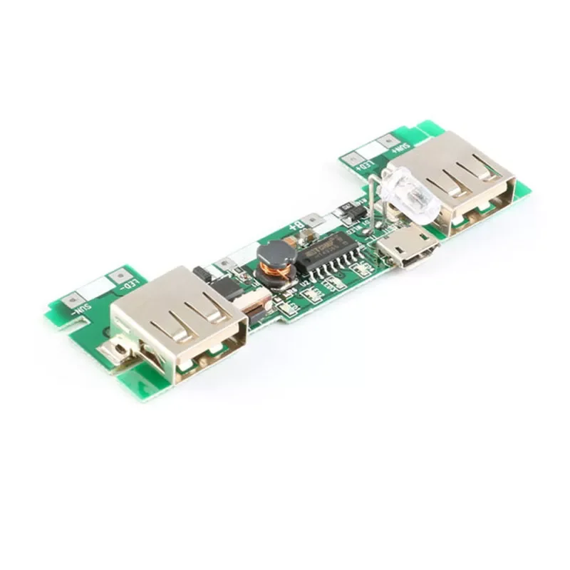 Dual USB 5V 2A Mobile Solar Power Bank Charger Module Lithium Li-ion 18650 Battery Charging Board LED Indicator New Version 
Dual USB 5V 2A Mobile Solar Power Bank Charger Module Lithium Li-ion 18650 Battery Charging Board LED Indicator New Version