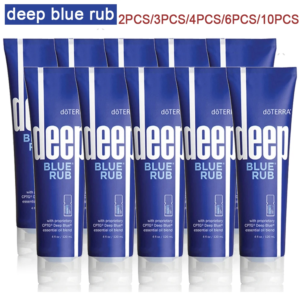 

2/3/4/5/6/8/10PCS/SET Deep Blue Rub Essential Oil Cptg Blend Cream Topical Massage soothing cooling 120ml Skin Care