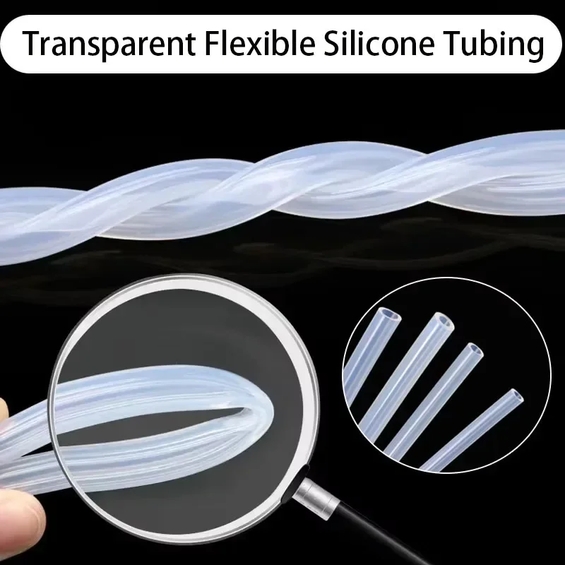 Прозрачные гибкие силиконовые трубки 1-50 мм
Прозрачные гибкие силиконовые трубки 1-50 мм