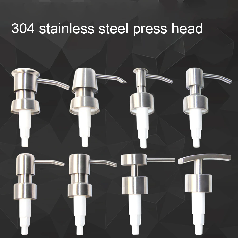 Bathroom 304 Stainless Steel Liquid Lotion Dispenser Head Replacement Soap Shampoo Shower Gel Pump Jar Tube Bathroom Hardware
Bathroom 304 Stainless Steel Liquid Lotion Dispenser Head Replacement Soap Shampoo Shower Gel Pump Jar Tube Bathroom Hardware