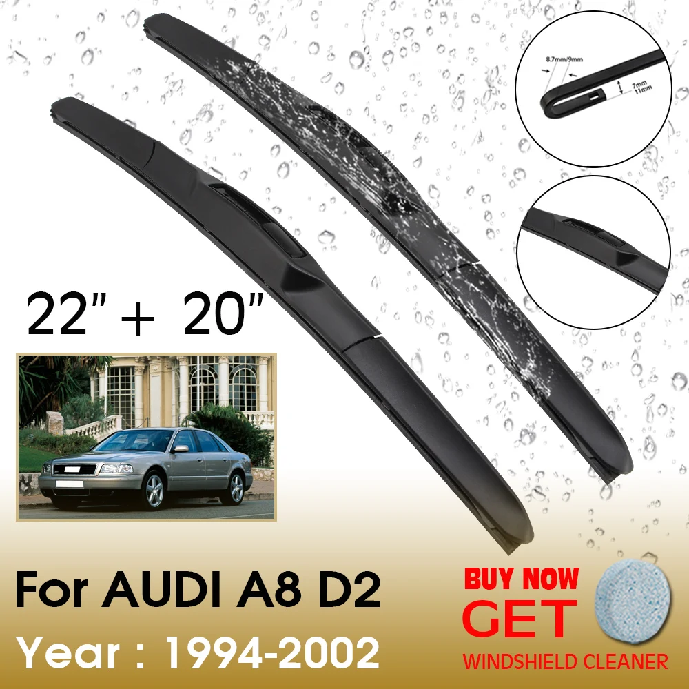 Car Wiper Blade For Audi A8 D2 22"+20" 1994-2002 Front Window Washer Windscreen Windshield Wipers Blades Accessories
Car Wiper Blade For Audi A8 D2 22"+20" 1994-2002 Front Window Washer Windscreen Windshield Wipers Blades Accessories