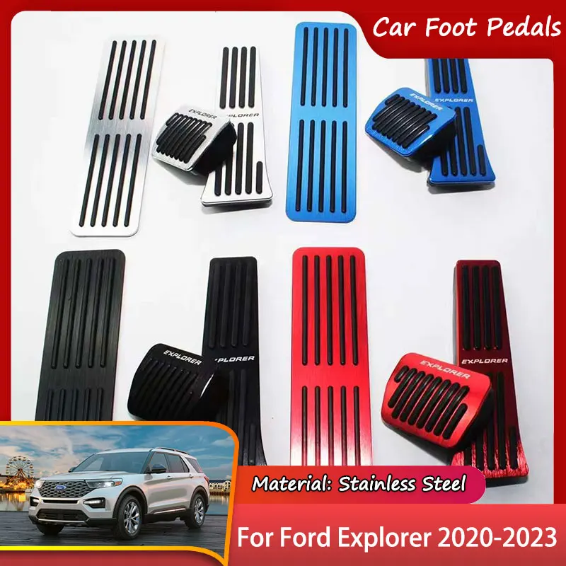 Автомобильные педали из нержавеющей стали для Ford Explorer U625 2020 2021 2022 2023, педали газа, тормоза, акселератора, педали без сверления, крышка, детали
Автомобильные педали из нержавеющей стали для Ford Explorer U625 2020 2021 2022 2023, педали газа, тормоза, акселератора, педали без сверления, крышка, детали