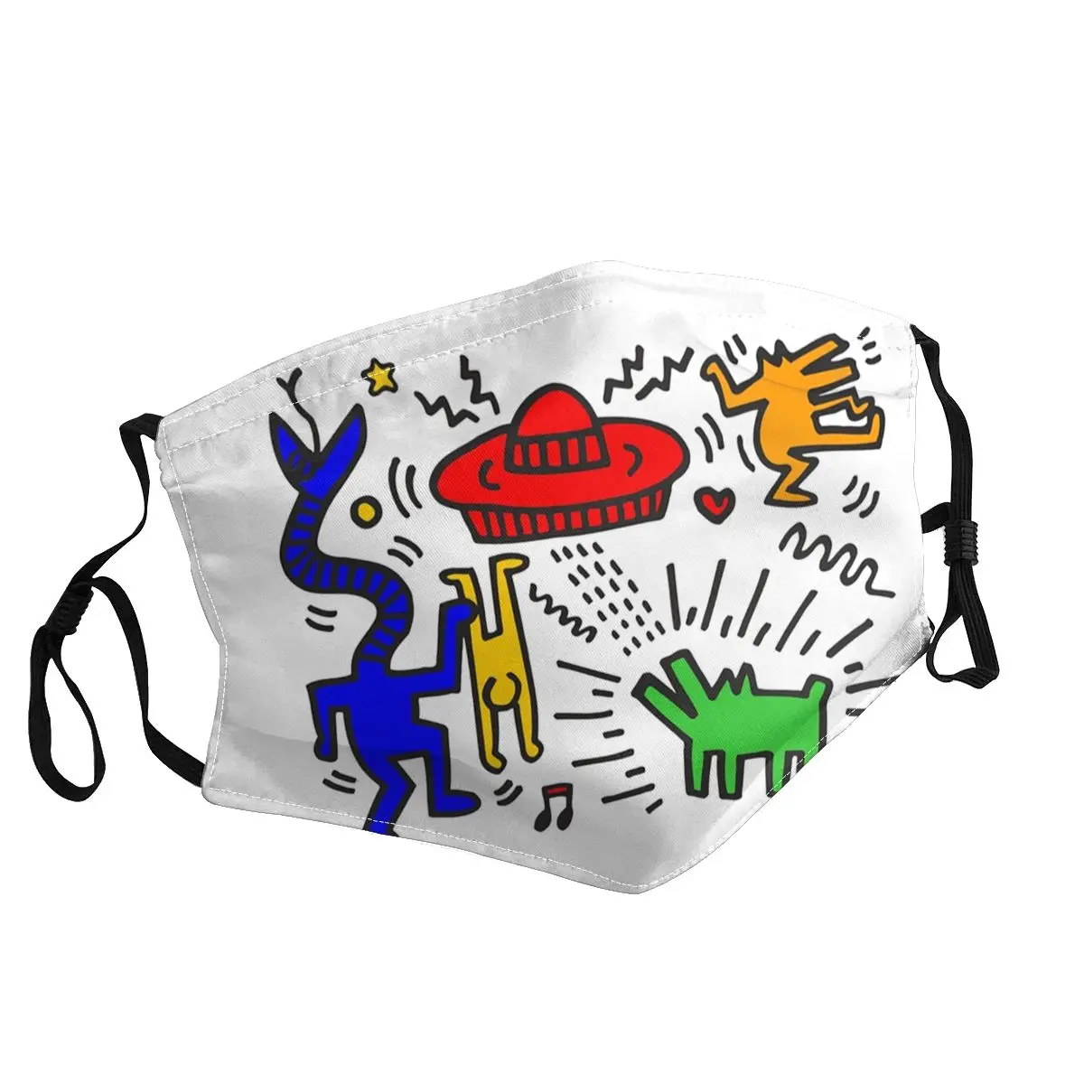 Keiths Graffiti Pattern Mask Anti Haze Dust Alien Effect Protection Unisex Adult Reusable Respirator Mouth-Muffle
Keiths Graffiti Pattern Mask Anti Haze Dust Alien Effect Protection Unisex Adult Reusable Respirator Mouth-Muffle