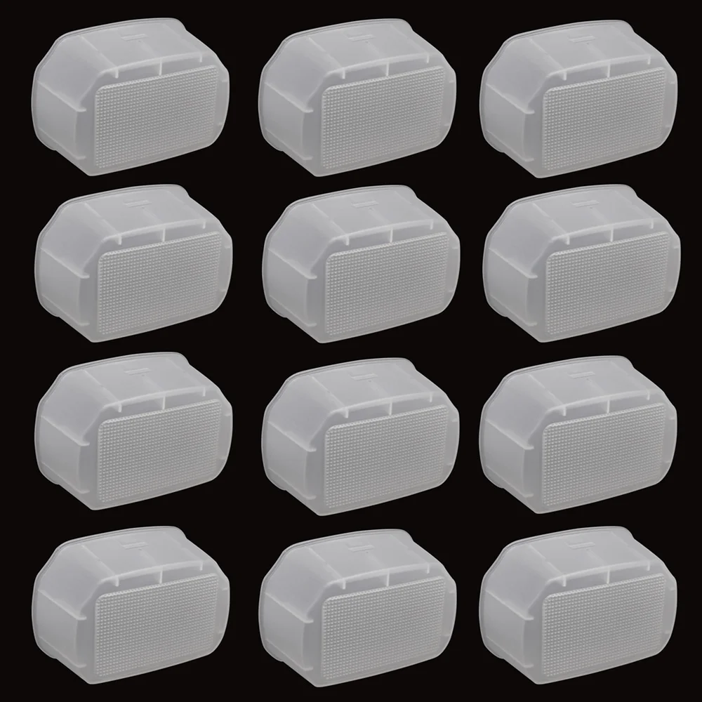 Mcoplus 12pcs Flash Diffuser for YONGNUO Godox TRIOPO Canon Speedlite 580EX 580EX II YN560III YN560IV YN568 TT685 TT520II TT600
Mcoplus 12pcs Flash Diffuser for YONGNUO Godox TRIOPO Canon Speedlite 580EX 580EX II YN560III YN560IV YN568 TT685 TT520II TT600
