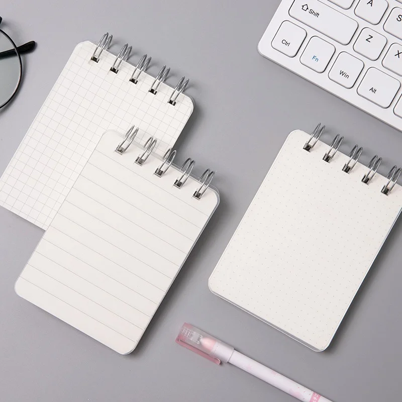 Portable Journal Coil Notepad Pocket Notebook 160 Pages Line / Grid / Blank / Dotting Note Pad for Students Writing Drawing
Portable Journal Coil Notepad Pocket Notebook 160 Pages Line / Grid / Blank / Dotting Note Pad for Students Writing Drawing